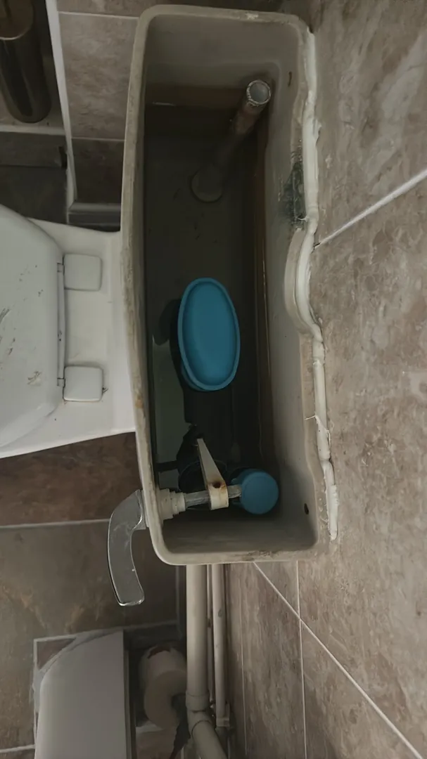 Toilet cistern fill valve repair by emergency plumber in Bridgend